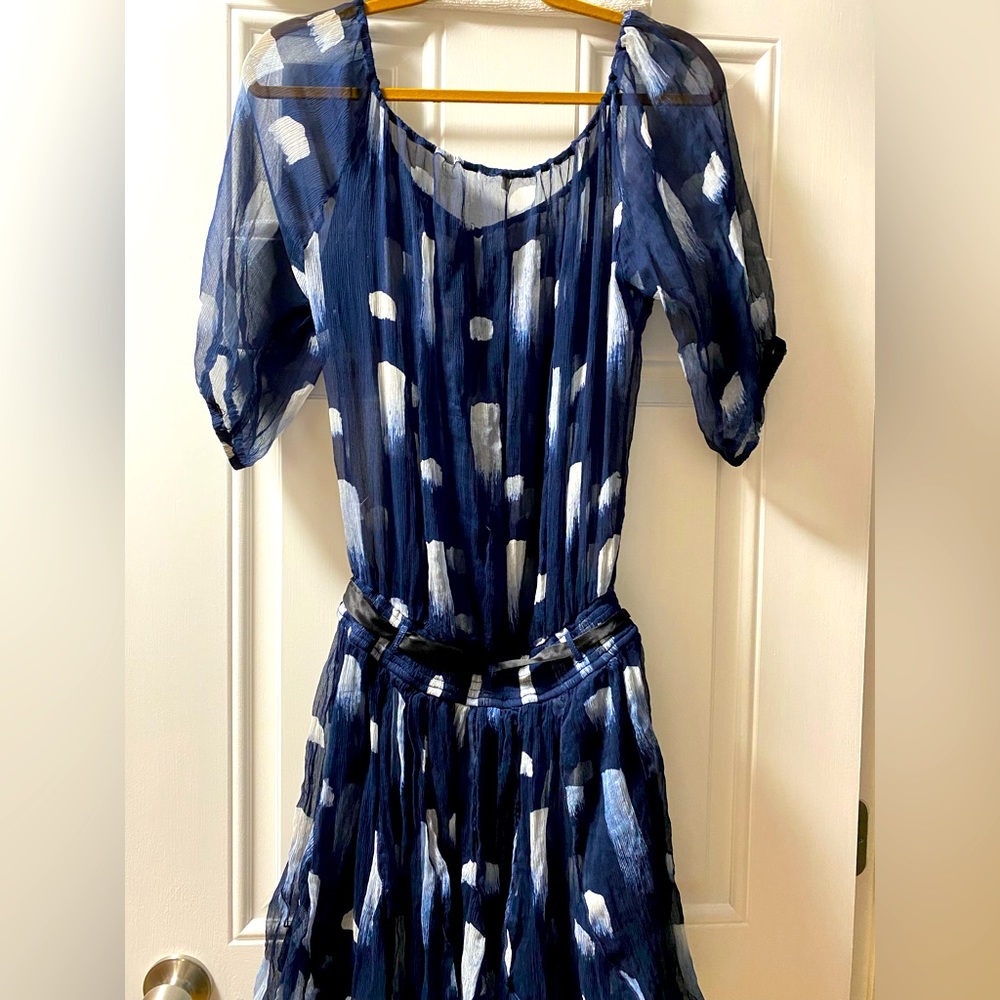 Poupette St Barth mini silk dress L